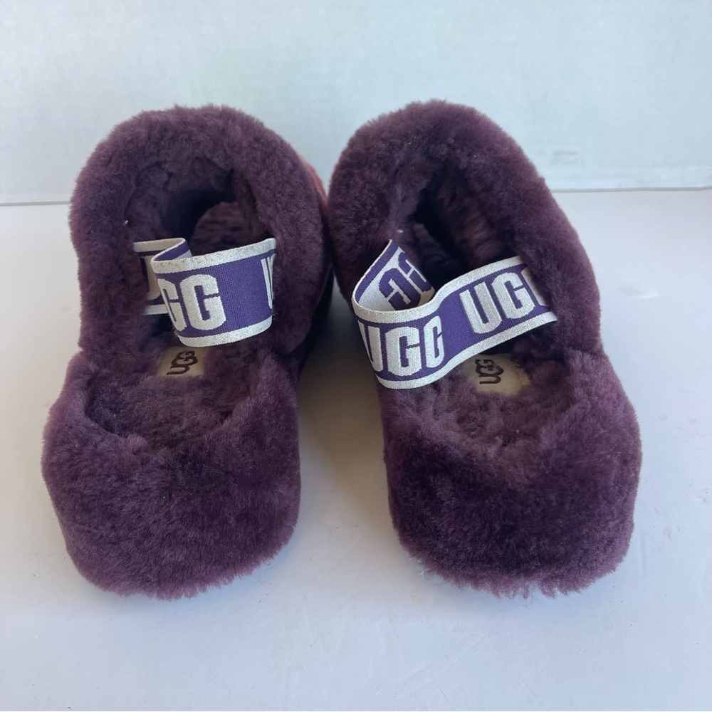 UGG women's fluff yeah slide in berrylicious multi color . Size 9 - Picture 3 of 11
